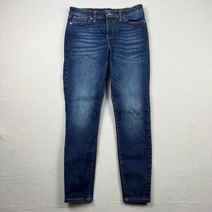 Lucky Brand Womens 8/29 Blue Ava Super Skinny Ankle Mid Rise Denim Jeans